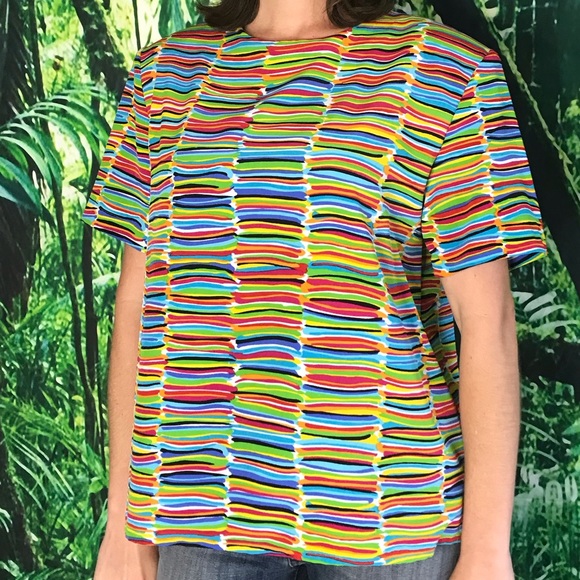 Jordan Tops - Jordan Colorful Blouse